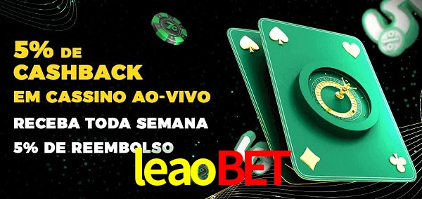 Promoções do cassino ao Vivo leaobet